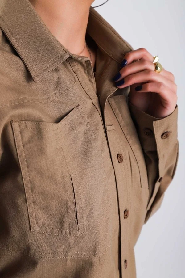 VAV Wear Outdoor Tactical Women's Cotton Shirt TACTEC04K