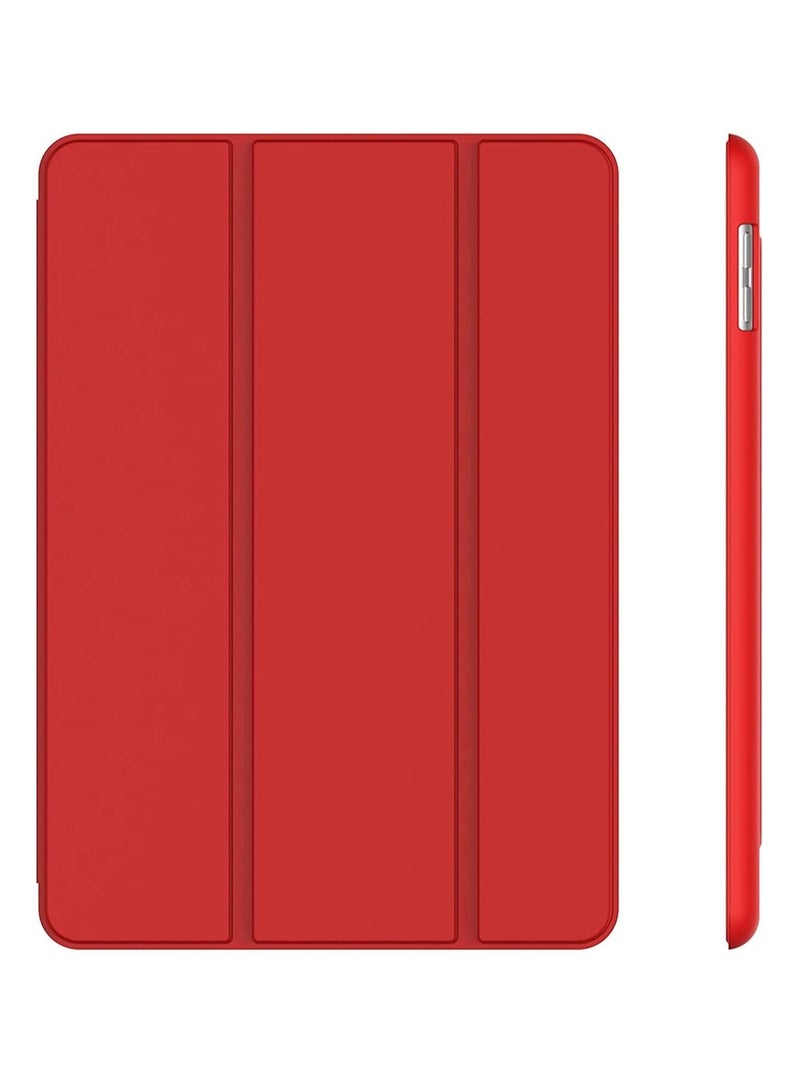 Wake/Sleep Smart Cover for iPad 9.7 inch 2018/2017 Model 6th/5th Generation) Red