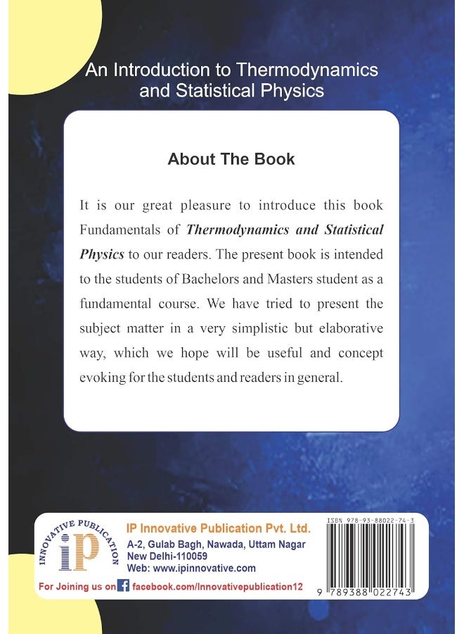 An Introduction to Thermodynamics and Statistical Physics for UG PG (Fundamentals) - Image 5