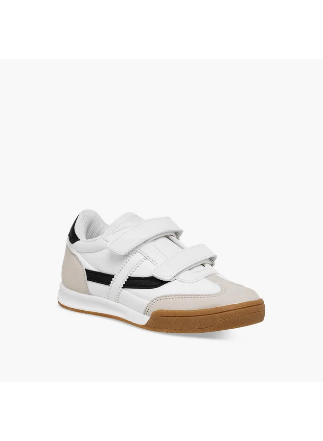 ال بي ال من شو اكسبرس Boys Panelled Sneakers with Hook and Loop Closure