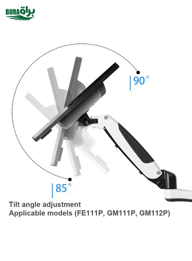 BURAQ Gibbon Mounts  Lifting and Rotating Computer Monitor Bracket Slide Rail Bracket,Model:  FE110P  - Image 2