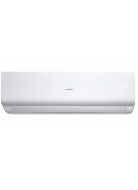 TORNADO 1.5 Ton Cool Split Air Conditioner, 18000 BTU, T3 Compressor, white, R410 Refrigerant, Turbo Mode, Digital Display, Golden fin, 4 Ways Swing, TH-C18AHK