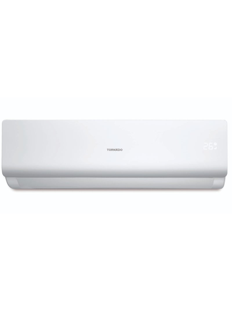 TORNADO - TORNADO 1.5 Ton Cool Split Air Conditioner, 18000 BTU, T3 Compressor, white, R410 Refrigerant, Turbo Mode, Digital Display, Golden fin, 4 Ways Swing, TH-C18AHK - Image 1