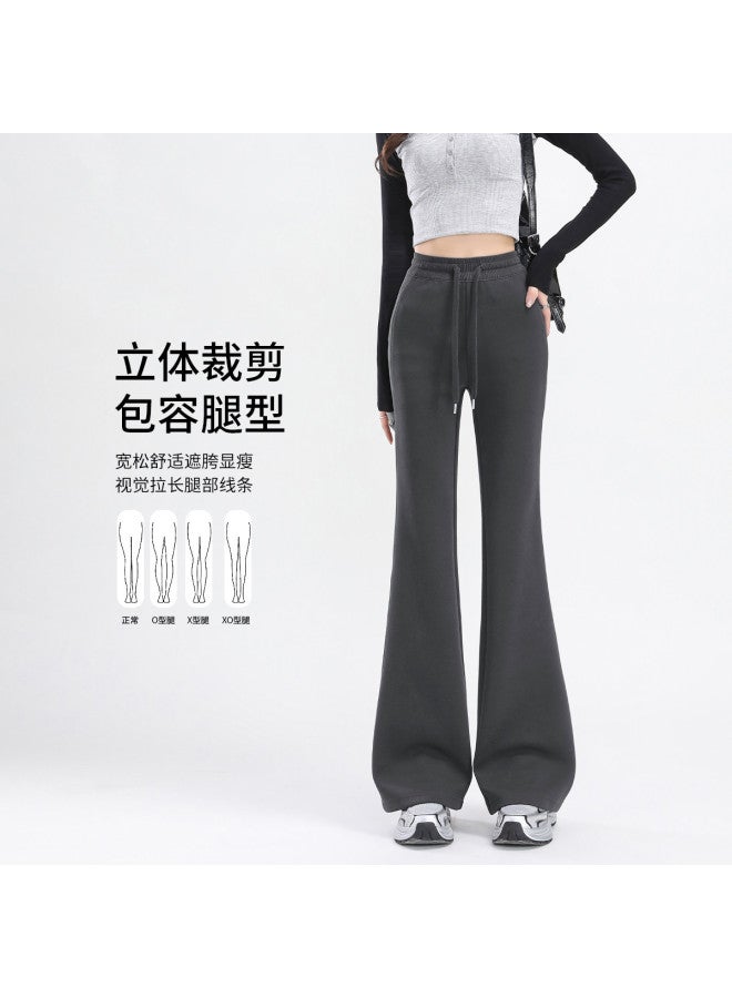 Hstyle Booty-lifting Flared Pants For Women - 2025 Spring/fall Collection, Design-forward Versatile High-waist Slim-fit Slimming Casual Trousers - Image 4