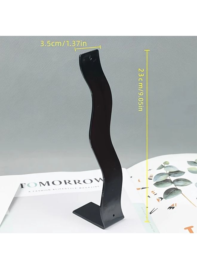 Black Acrylic Jewelry Display Rack Multi Tier Stand for Hairpins Earrings - Image 3