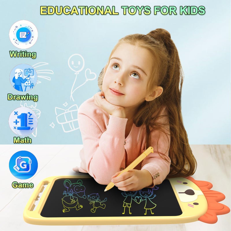 Chafegy 10 Inch Lcd Writing Tablet  Erasable Doodle Board Toy  Cute Lion Drawing Pad For Kids Ages 2-6 - Educational Christmas Birthday Gift (Lion) - Image 2
