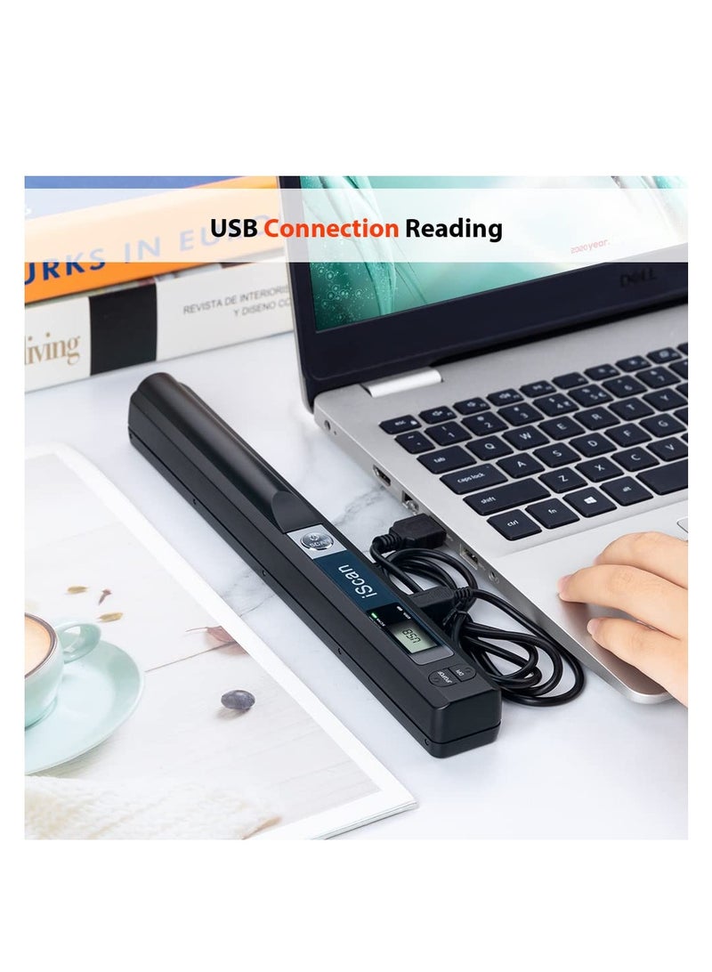 SYOSI Portable Scanner, Handheld Scanner for Business, Photo Scanner for A4 Documents, Photo, Picture, Receipts, Books, JPG/PDF Format Selection, UP to 900 DPI, with 16G SD Car - Image 5