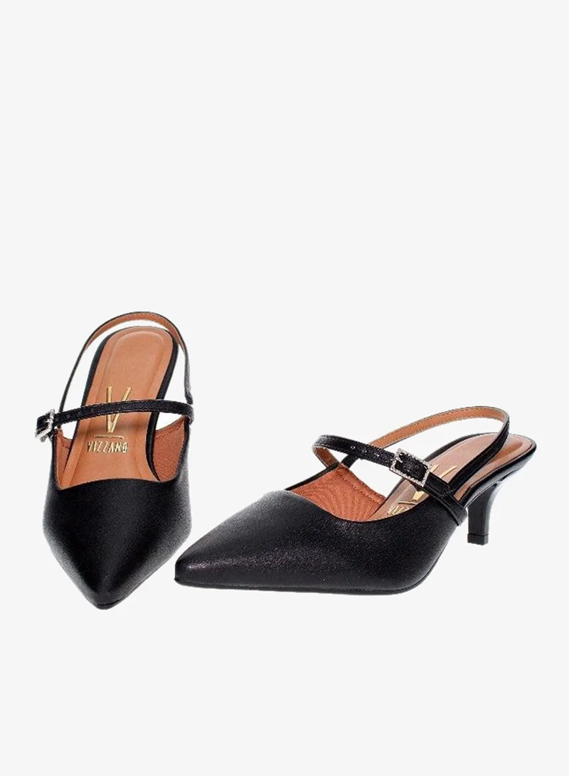 Vizzano Black Low Heels Pump for Women – Elegant Office Heel Shoes & Classic Pumps for Girls for Women | Best Price UAE