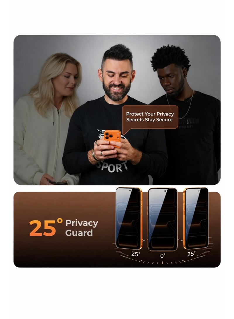 ليتو اسكرينة شاشه فاميه Privacy من Lito الأوريجينال لهاتف Samsung S26 Ultra - سامسونج S26 الترا، حماية قويه وآمان ضد الصدمات والخدوش اليوميه، مع وضوح عالي وملمس تاتش سلس. - Image 4