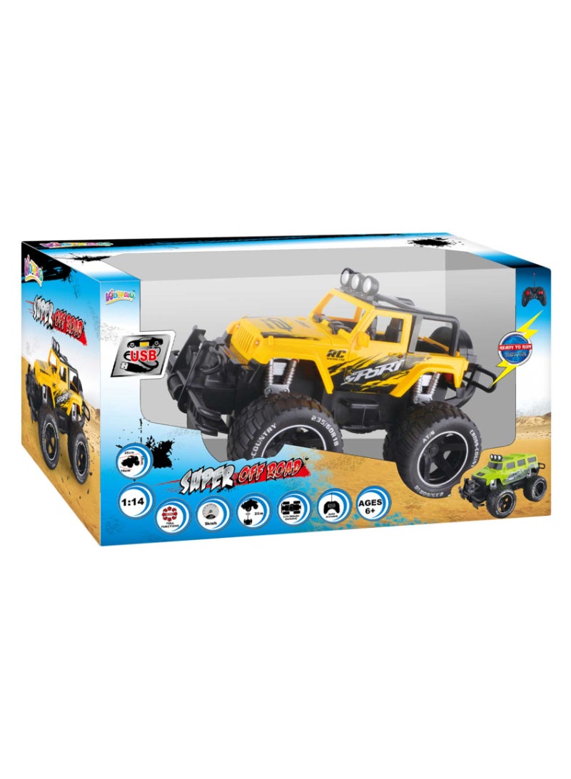 Kidzpro Remote Control Super Off Road Toy 1:14 with Light