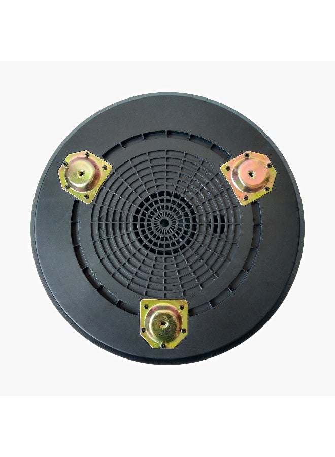 Home Box طاولة مovo إيدن الجانبية باللون الأسود مع منفذ شحن USB - Image 5