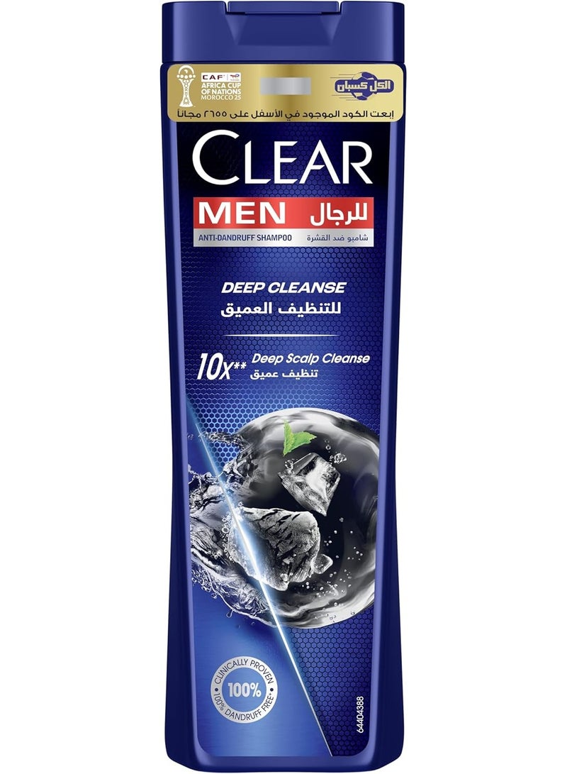 CLEAR Men Anti-dandruff Shampoo Deep Cleanse, 10x Deep Scalp Cleansing with Ultra Performance Formula, 360ML