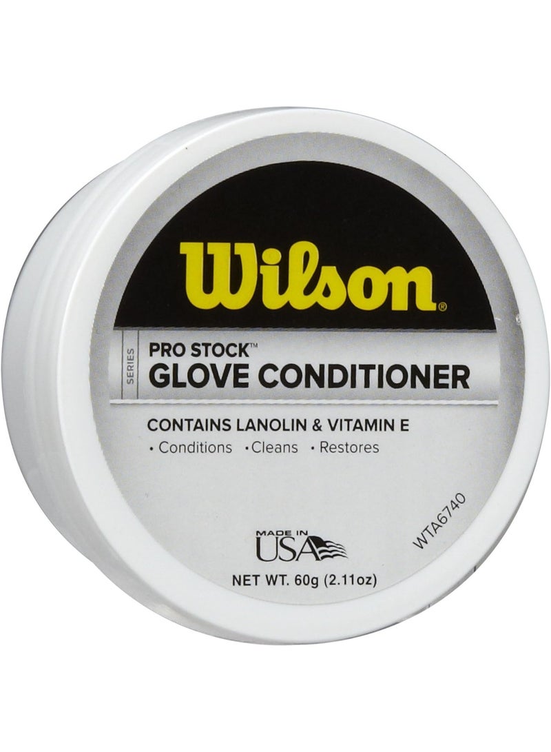 Wilson Wilson Pro Stock baseball, softball Glove Conditioner White, One Size - Image 1