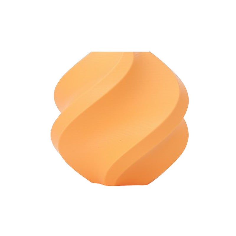 Bambu Lab - 3D Printer Filament PLA Pure-Apricot- with Bambu Reusable Spool Apricot - Image 1