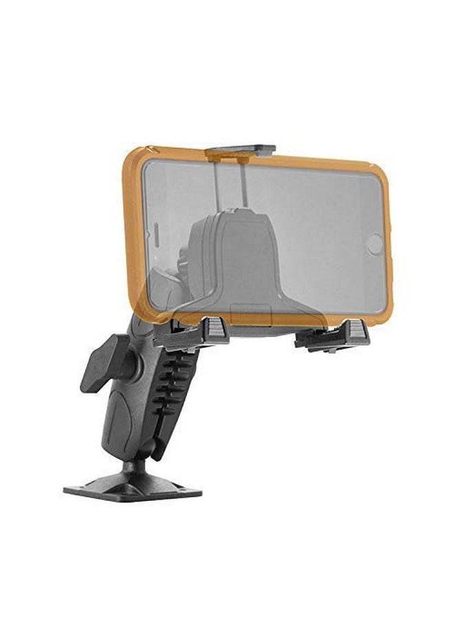iBOLT - Xprodock Bizmount Amps Heavy Duty Drill Base Mount And 2M Microusb Cable For Android Smartphones For Cars Desks Countertops: Great For Commercial Vehicles Trucks And Telematic Commuters - Image 1