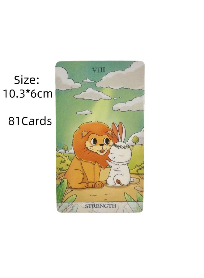 NIBEMINENT Rabbit Tarot Card Game - Travel Edition - Destiny Divination - Predict the Future - Fun and Intriguing Design - Magic Time Board Card Set - Image 2