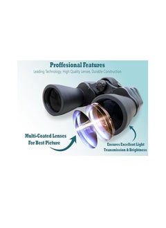 Generic Professional Telescope Binoculars with Pouch | HD Vision Adults Long Distance for Bird Watching, Sightseeing, Wildlife Trekking (Black,1-Pcs)  - Image 5