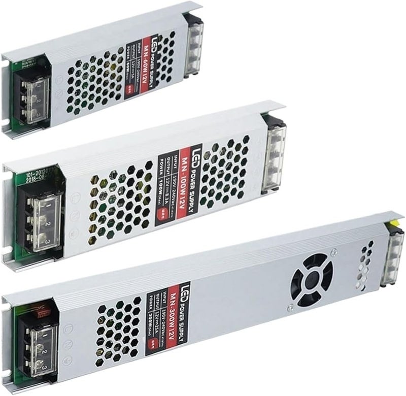 100W 12V LED Driver Power Supply Adapter Ultra Thin Long DC12V 24V 60W 150W 200W 300W - Image 4