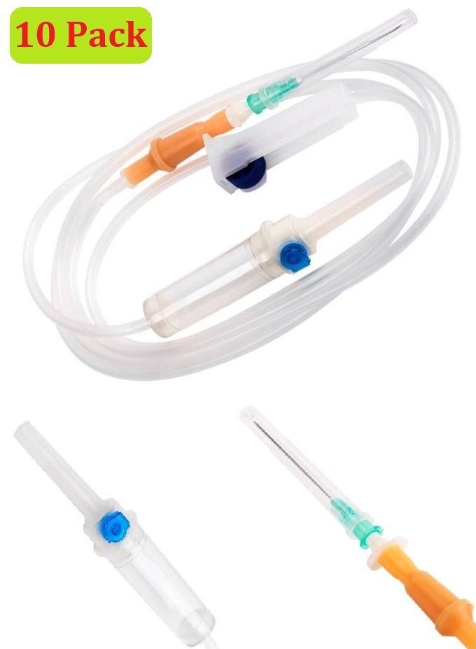 10 pack IV Disposable Infusion Set - Image 1