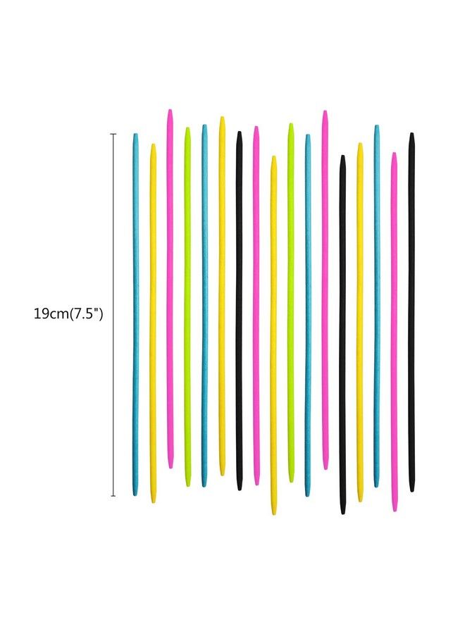 CODOHI 90Pcs Bamboo Pick Up Sticks Bamboo Classic Game 7.5 Inch Long Pickupsticks Fun Family Game Nostalgic Games - Image 3