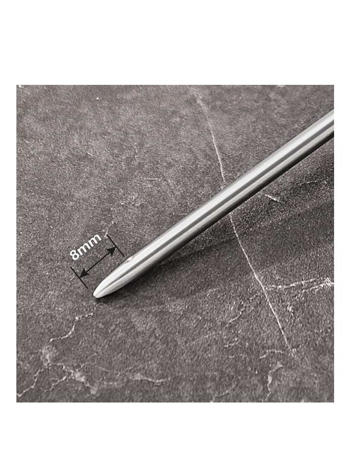 زيروهيرو مقياس حرارة ZeroHero للقهوة والحليب - مصنوع من الفولاذ المقاوم للصدأ 304، نطاق قياس 0-100 درجة مئوية، حلقة حماية من السيليكون، تصميم بدون بطاريات لتحكم دقيق في التخمير - Image 4