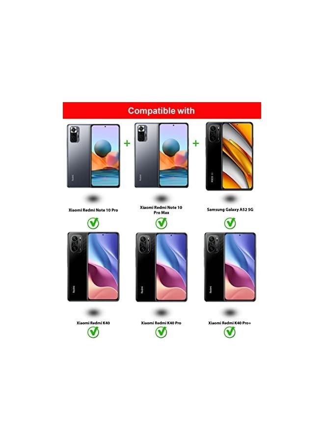 بروماس واقي شاشة متوافق مع Redmi Note 10 Pro / 10 Pro Max / Poco F3، [سهل التركيب] [صديق للحافظة] [مضاد للخدش]، [مضاد لبصمات الأصابع] - Image 2