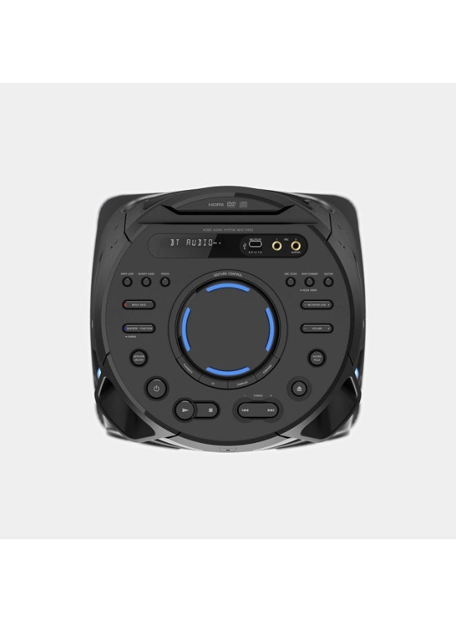 Sony MHC V43D High Power Bluetooth Party Speaker with Multicolour Lighting black - Image 2
