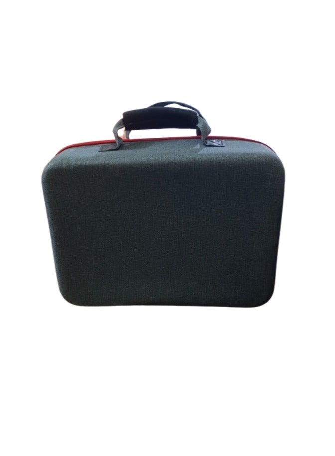 XForm PS5 Host Nylon Bag Storage Bag Can Be One Shoulder Diagonal Portable Handbag Portable Protective PS5 Console, Dual Controller and Accessories (Dark Gray) - Image 2