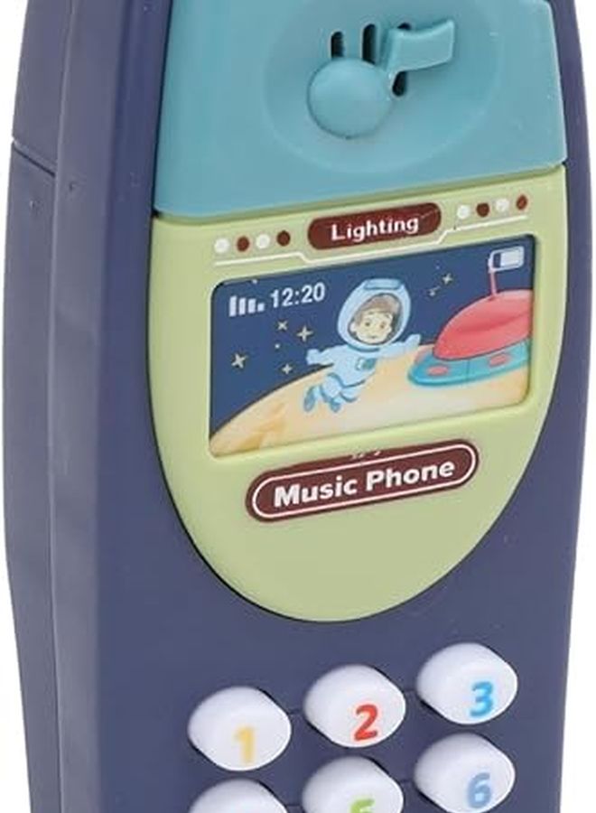 Keenso Educational Toddler Phone With Music And Functions Dark Blue - Image 3
