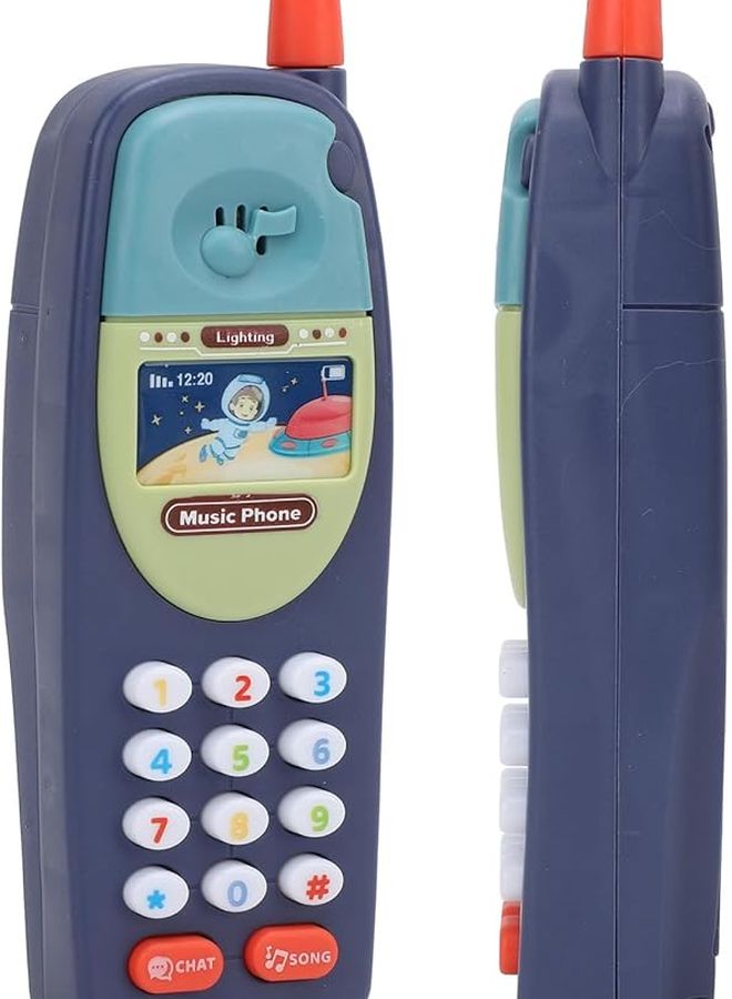 Keenso Educational Toddler Phone With Music And Functions Dark Blue - Image 5