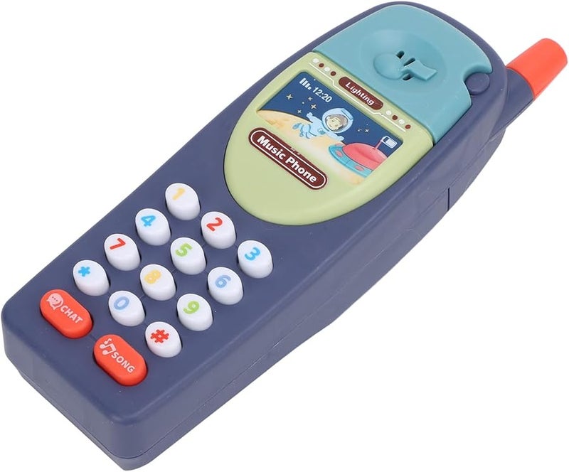 Keenso Educational Toddler Phone With Music And Functions Dark Blue - Image 4