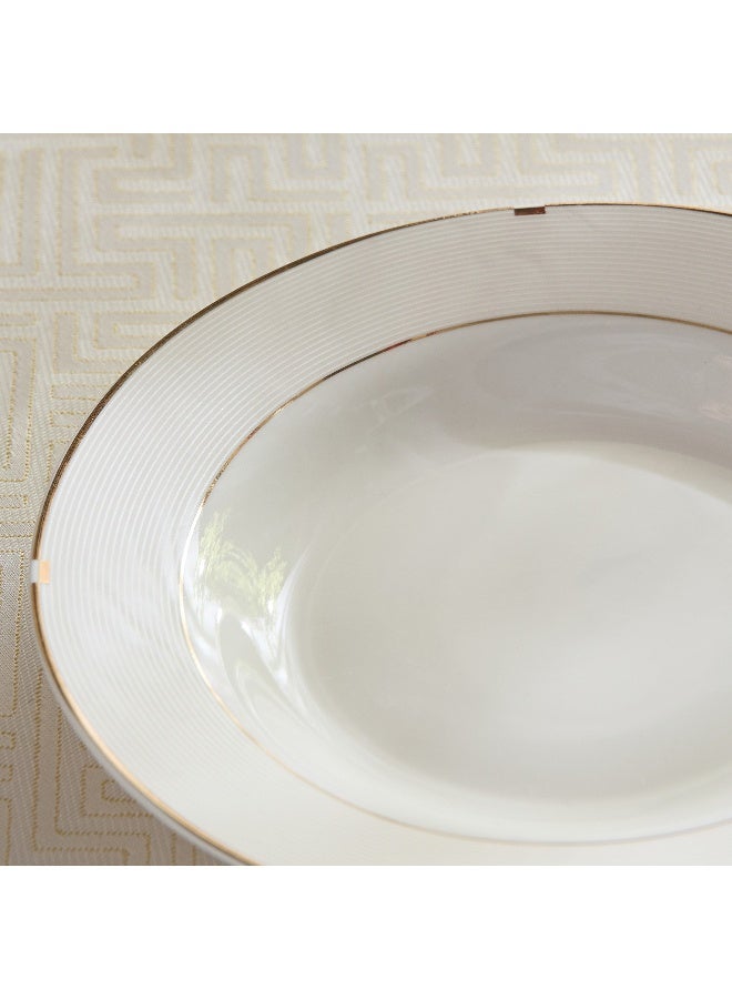 Home Box Gold Rib Soup Plate - 20 cm - Image 3