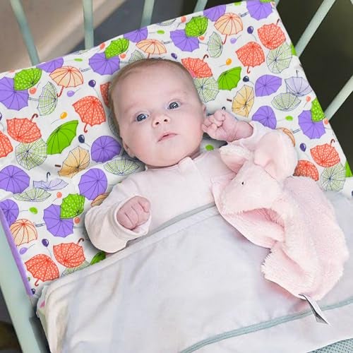 VParents Cotton Crib Sheet for New Born Baby, Soft Cotton Godadi Set for Baby, Godari Bedding Set of 5, Multicolor - Image 5