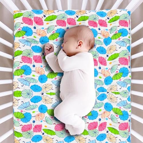 VParents Cotton Crib Sheet for New Born Baby, Soft Cotton Godadi Set for Baby, Godari Bedding Set of 5, Multicolor - Image 4