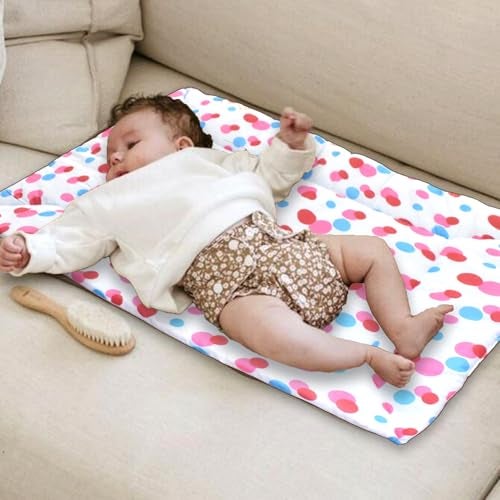 VParents Cotton Crib Sheet for New Born Baby, Soft Cotton Godadi Set for Baby, Godari Bedding Set of 5, Multicolor - Image 2