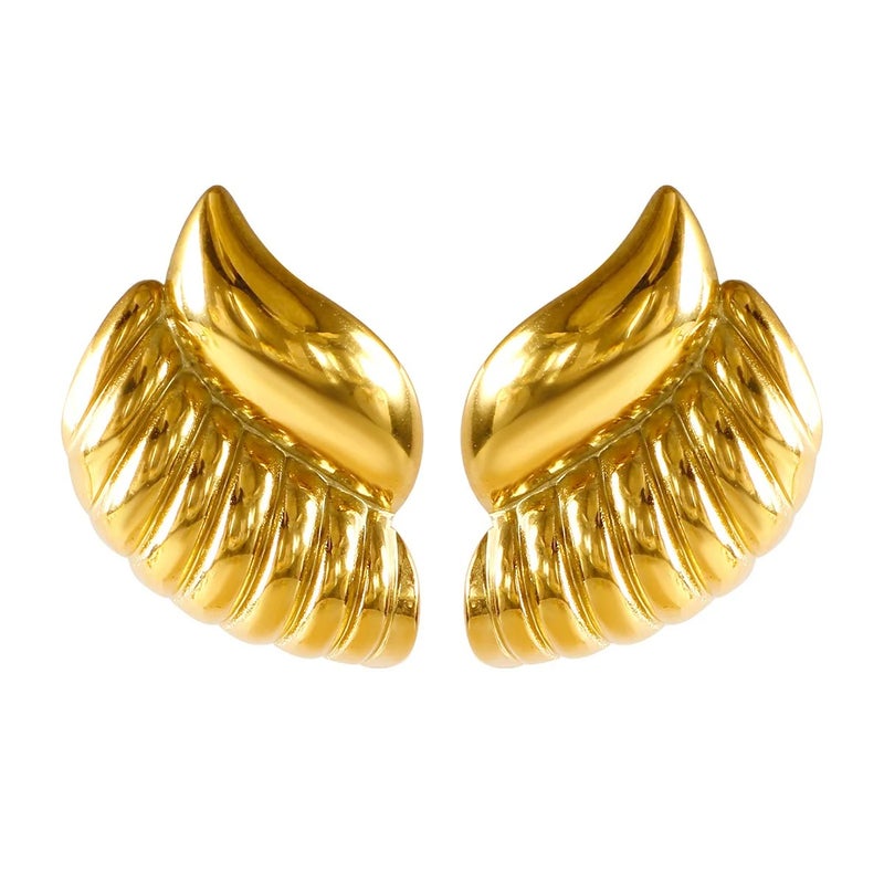 Golden Stainless Steel Earring - Image 1