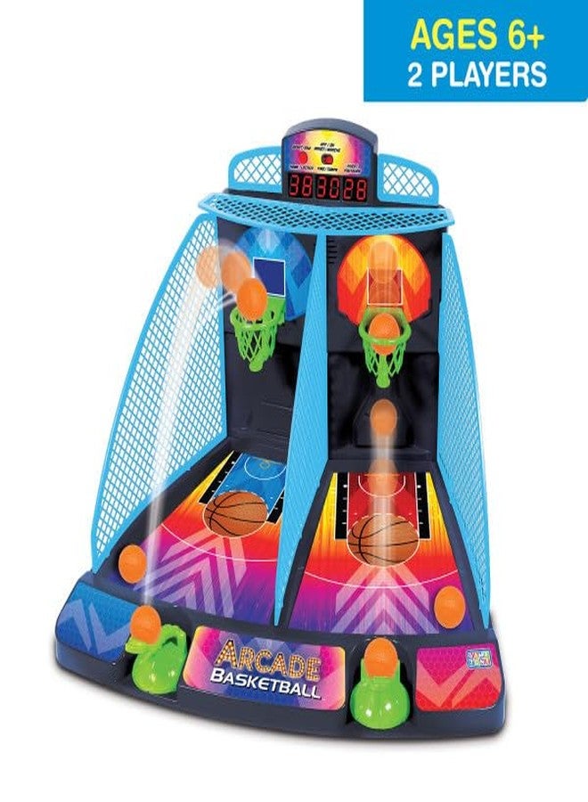Game Zone Arcade Basketball - Fast-paced and Interactive Tabletop Multiplayer Game for Ages 6+ - Combines Skill & Hand-Eye Coordination - Perfect for Both Indoor and Outdoor Use - Image 3