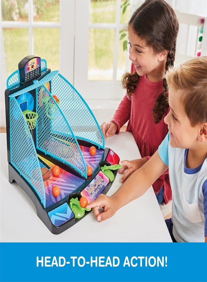 Game Zone Arcade Basketball - Fast-paced and Interactive Tabletop Multiplayer Game for Ages 6+ - Combines Skill & Hand-Eye Coordination - Perfect for Both Indoor and Outdoor Use - Image 4