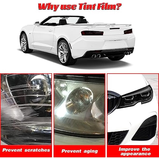 rayihni Precut Tail Light Tint Overlay Kit Film Fit For Kia K5 2021 2022 Taillights Light Cover With Gloss Dark Smoke Wrap Vinyl Decals Exterior Parts And Accessories Full Taillight - Image 5