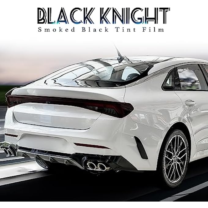 rayihni Precut Tail Light Tint Overlay Kit Film Fit For Kia K5 2021 2022 Taillights Light Cover With Gloss Dark Smoke Wrap Vinyl Decals Exterior Parts And Accessories Full Taillight - Image 2