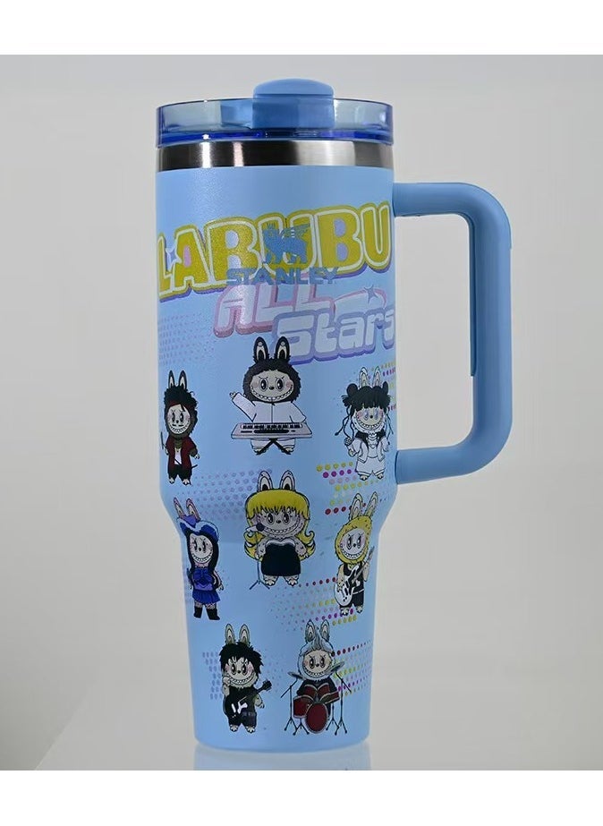 Stanley Labubu Stainless steel vacuum insulated cup ,40oz Insulated Travel Cup, Exclusive Collectible Design