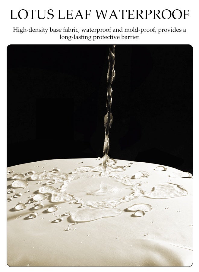 DUNISO Waterproof Shower Curtain，Thickened Bathroom Curtains，Waterproof， Anti Fog，Anti Mold，With Hooks，For Bathroom And Bath Tub，150*180cm  - Image 5