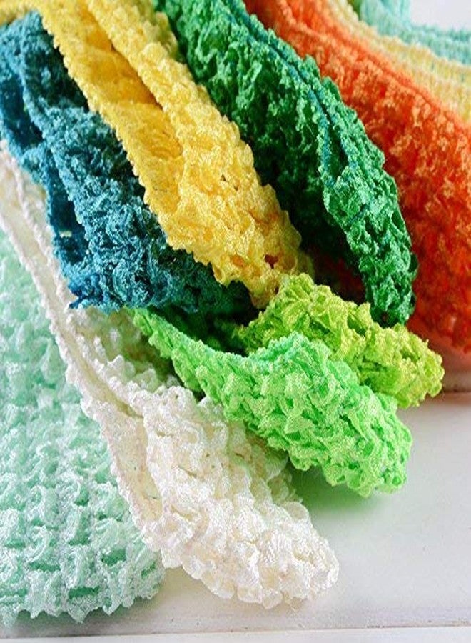FAMEZA 2 pcs Baby Girl Headbands Elastic Crochet Hair Bands Hair Accessories,Boutique Girls Stretch Headbands Girl,Baby,Headbands,Hair,Baby Girl,Hair Accessories,Crochet Hair,Baby Headbands - Image 2