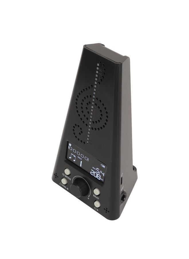 Digital Metronome Tuner Volume Adjustable Multifunctional Electronic Metronome for Violin Drum Piano