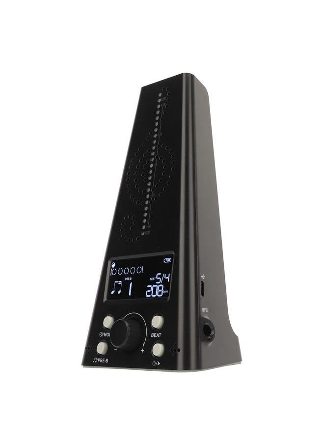 Digital Metronome Tuner Volume Adjustable Multifunctional Electronic Metronome for Violin Drum Piano