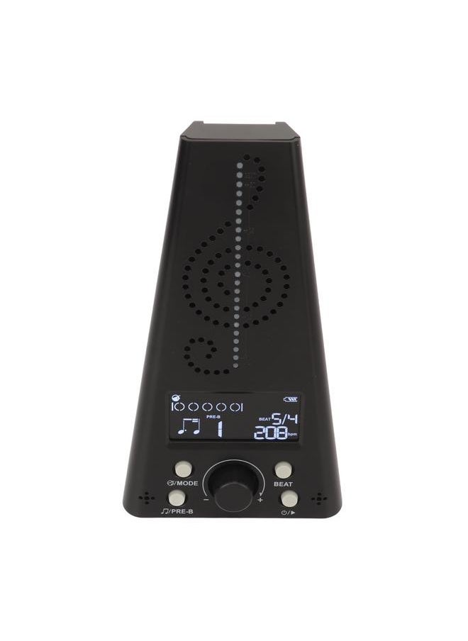 Digital Metronome Tuner Volume Adjustable Multifunctional Electronic Metronome for Violin Drum Piano