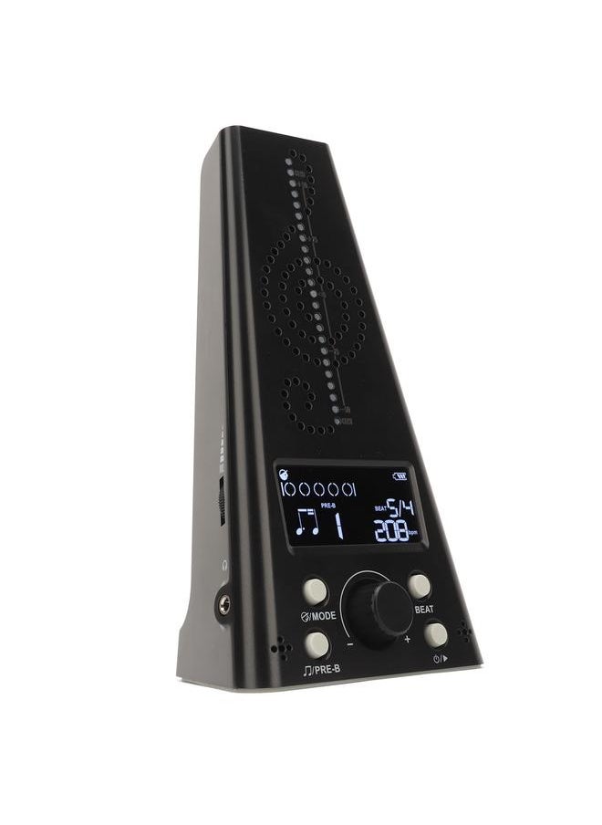 Digital Metronome Tuner Volume Adjustable Multifunctional Electronic Metronome for Violin Drum Piano