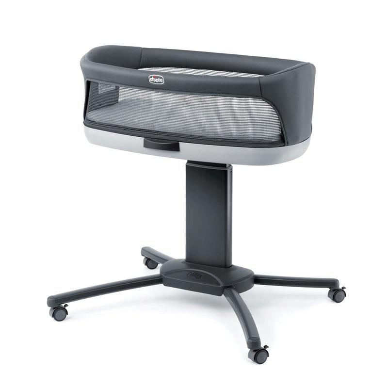 Chicco Chicco Close to You SE Bedside Bassinet Mobile Newborn Bassinet with Wheels CharcoalGrey