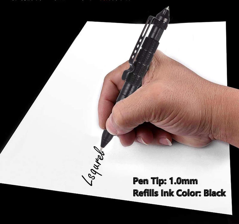 Lsqurel Tungsten Steel Tactical Pen for Glass Breaker Mutifunction Defense Pen (4 Pack) - Image 5