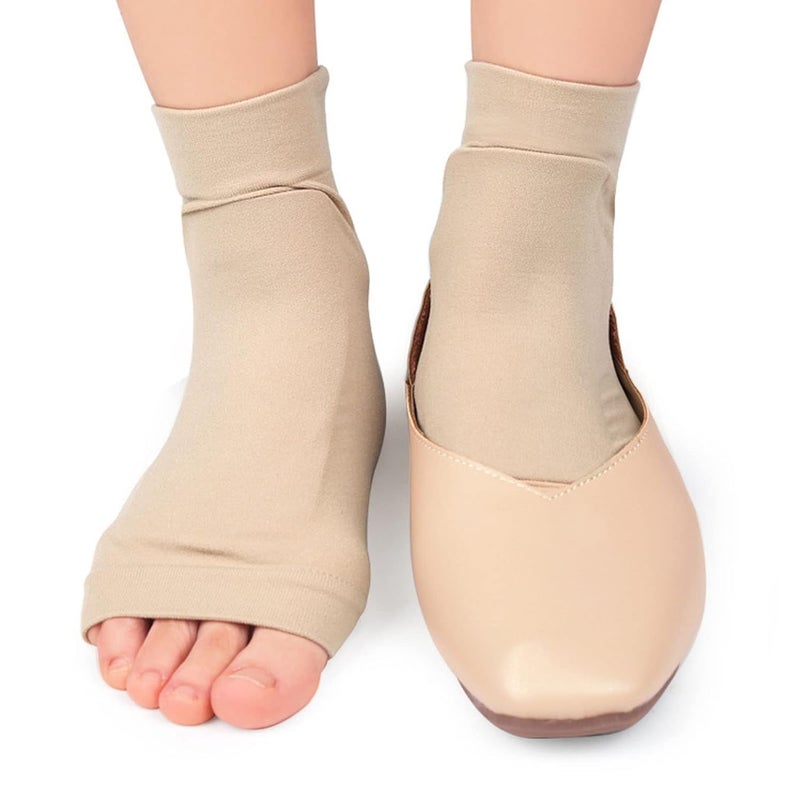 كلاراكو كلاركوا، واقي كعب أخيل، جورب لحماية عظم الكاحل، كم جل ضاغط مبطن ناعم للجنسين لعلاج التهاب الجراب والتهاب الأوتار (19 × 9 سم) - Image 2